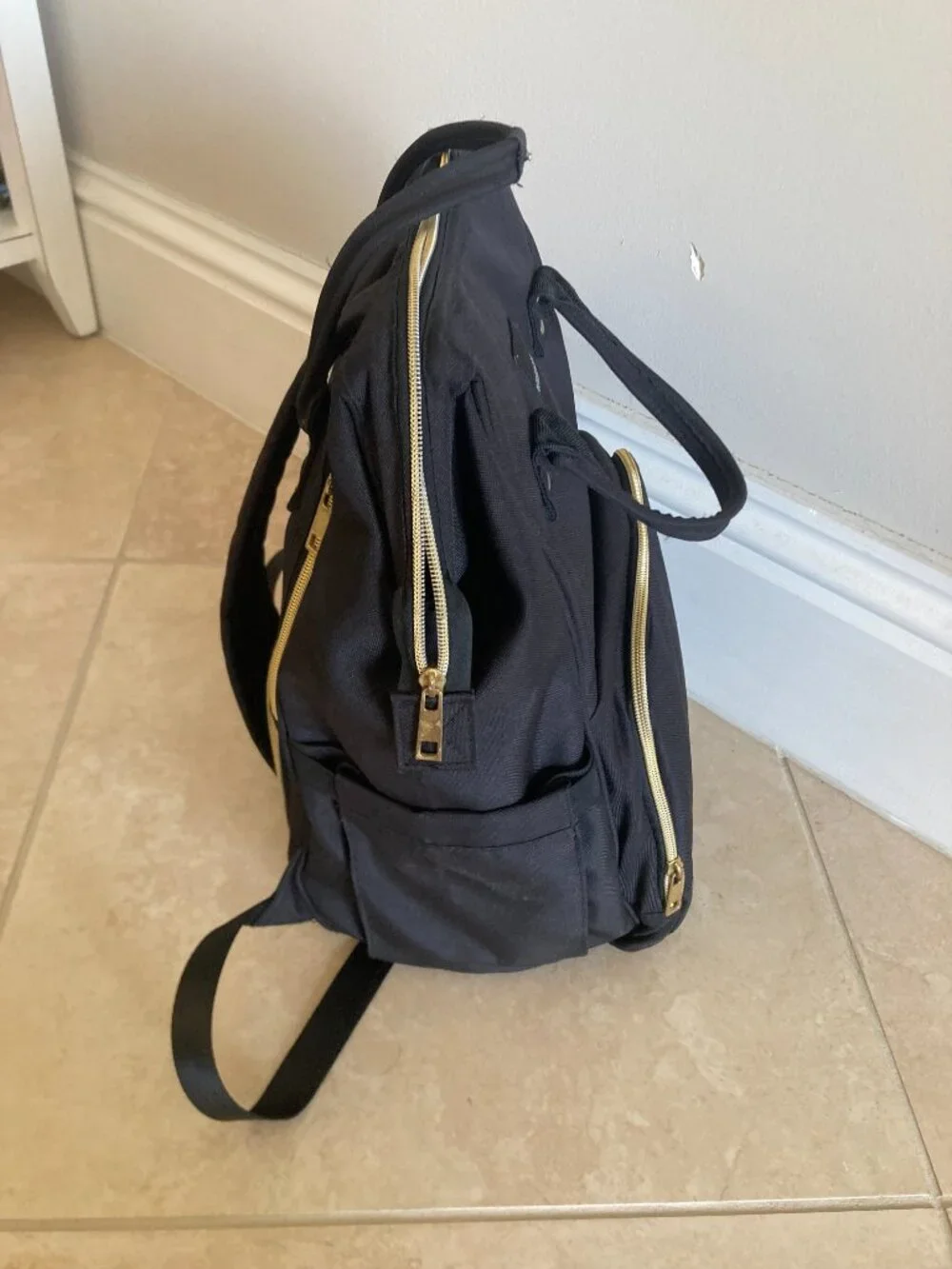 Black Baby Diaper Bag